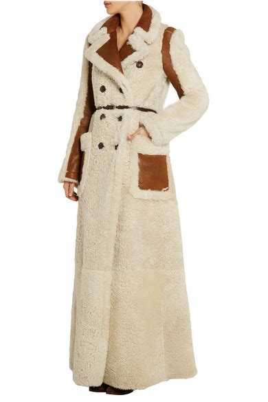 chloe shearling coat